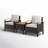 Andrnico Acacia 2 - Person Patio Conversation Set with Cushions