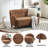 59'' W Modern Upholstery Teddy Sofa Loveseat-24943813