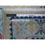 2'10" x 4'0" Thunder Grey Colourful Hand Knotted Fusion Kazak Pure Wool Oriental Rug