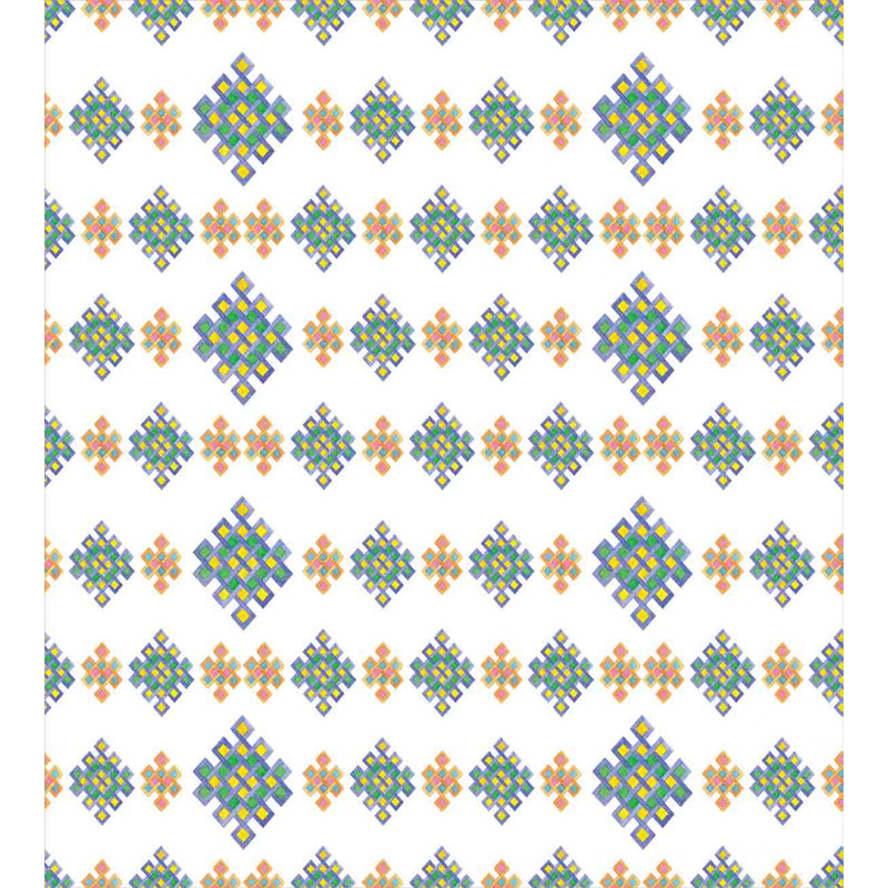 Traditional Polyester Geometric Shapes Duvet Cover