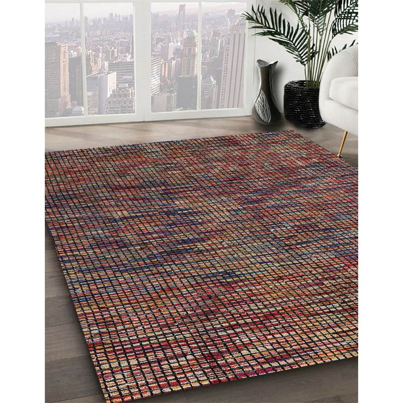Abstract Indoor Rug, Square 6'