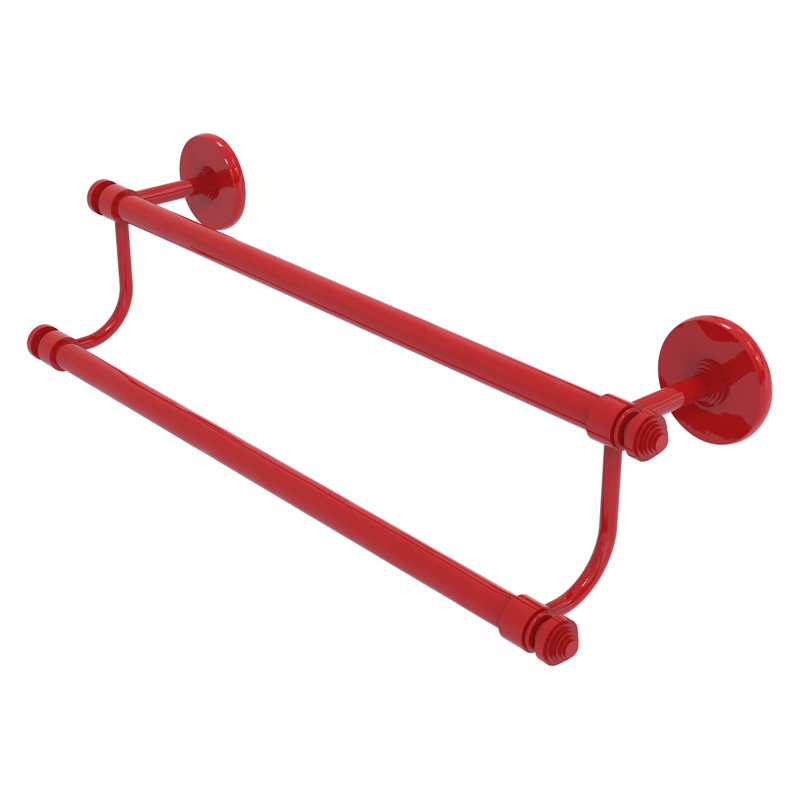 Porte-serviettes double 24 po Southbeach Collection, Rouge pompier
