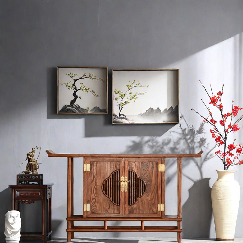 Armoire de porche de salon d'invité