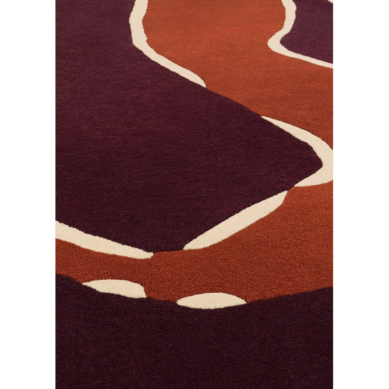 Muse Handmade Wool Abstract Area Rug
