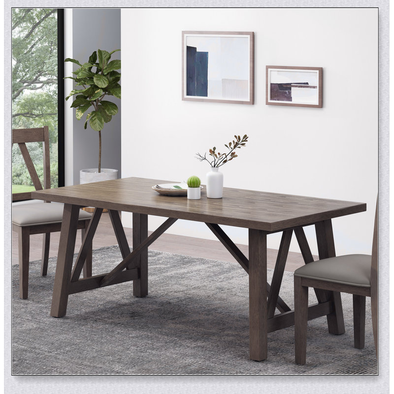 Table à manger, Brun antique