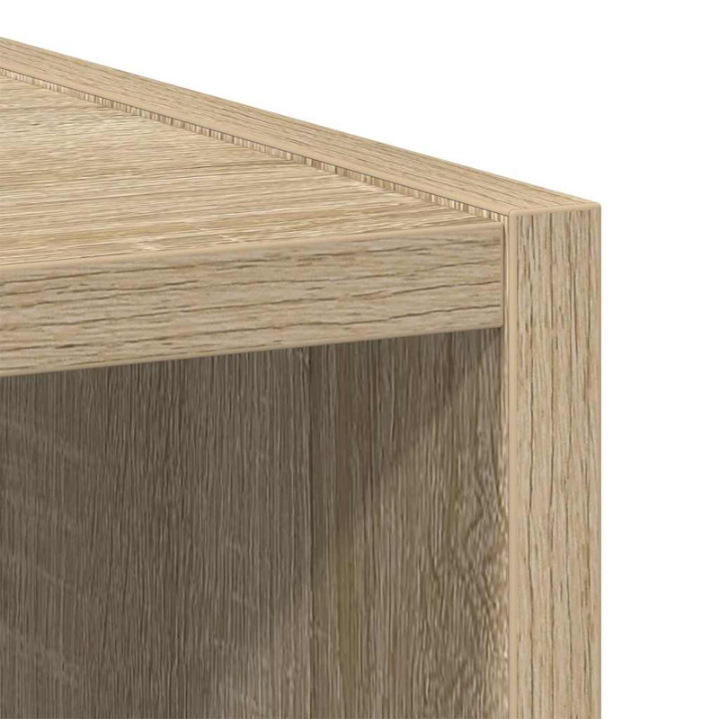Vidaxl Hanging Cabinet With Storage Riga Grey Sonoma 20 X 29.5 X 80 Cm, 80cm H x 40cm W x 29.5cm D, Sonoma Oak