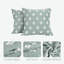 Housse de coussin 100% coton à motif floral marguerite (ensemble de 2)-126103138