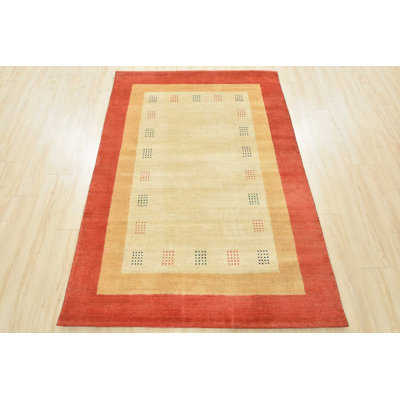 Hand Knotted Wool Geometric Indoor Rug