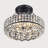 Kaius 4 - Light 15.3" Chandelier Style Drum Semi Flush Mount