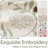 Linen Blended Semi Sheer Embroidered Floral Curtains-200732489-200732493