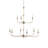 Nottaway 9 - Light Wrought Iron Dimmable Tiered Chandelier
