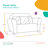 Spitzer Kids Club Sofa with Accent Pillows-1797786839