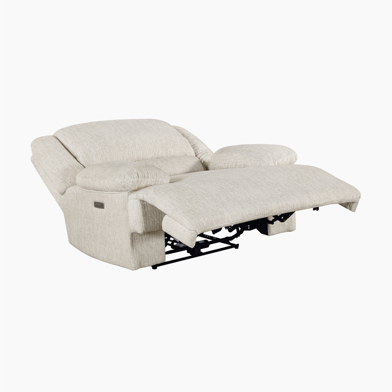 Ormond 57" Transitional Microfiber Power Reclining Chair with USB-A & C Charging, One-Touch Power Control & Wall-Hugger Design