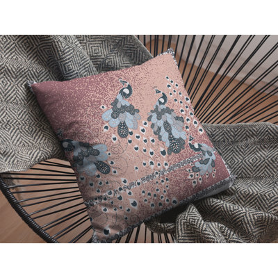 Coussin intérieur zippé Painted Peacock Broadcloth