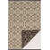 Tapis brun en laine touffeté à la main à motif géométrique 5 pi x 8 pi Wiltz
