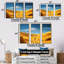 «Walking In The Yellow Azure Desert - Space Paysages», art mural-803289725-803289727