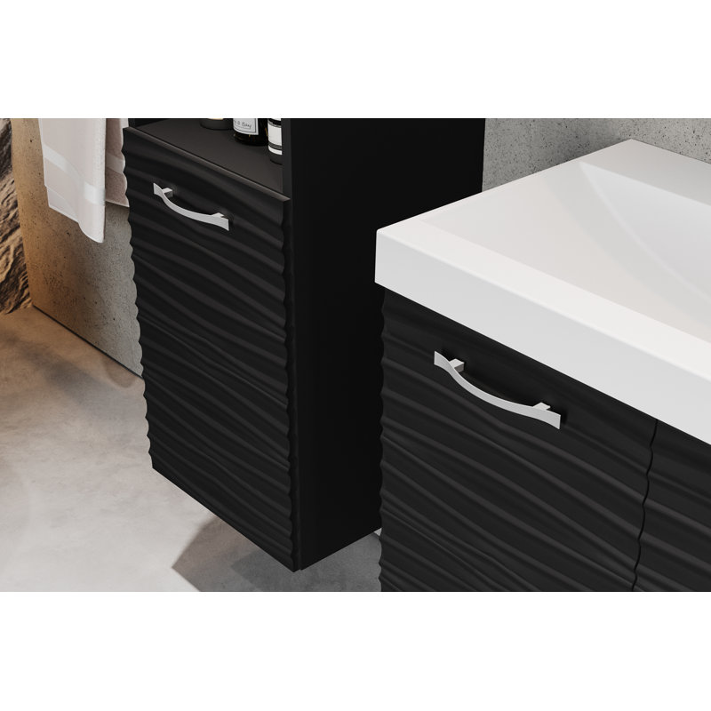 Pagie Bathroom Furniture Suite, Black