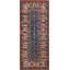 Antique Tribal Late 19th Century Blue Caucasian Kazak Rug