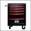 Coffre à outils roulant en métal avec 5 tiroirs, armoire à outils à 5 tiroirs de 20 po avec glissières à roulement à billes, coffre à outils en acier-623444626