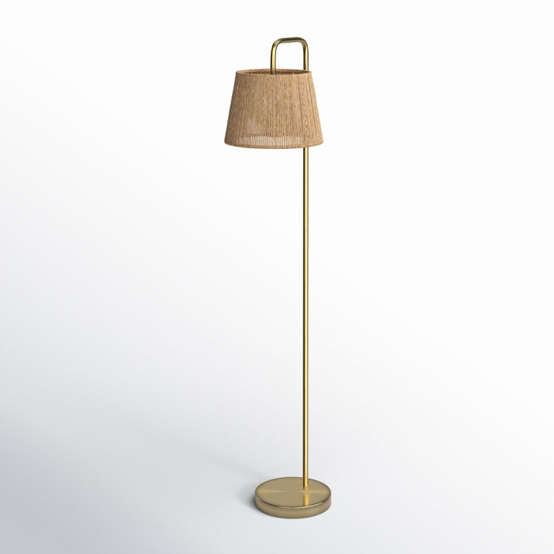 Calissa 59'' Task Floor Lamp, Antique Brass
