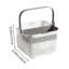 Panier de douche à main avec séparateur de salle de bain et de rangement pour salle de bain grande capacité-130220667