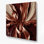 «Lyrical Abstraction 7», art mural en métal brun