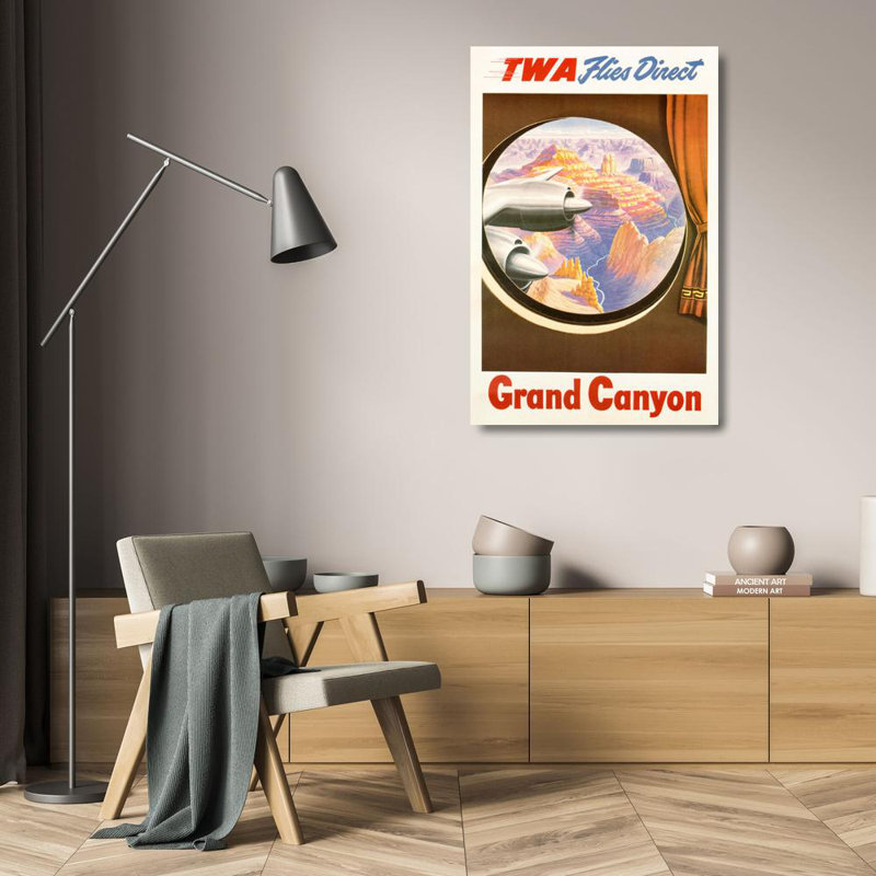 De Twa au Grand Canyon, H 24 po x l 16 po