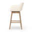 Hannah Swivel Stool-Kerbey Ivory-Counter