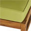 Fauteuil de coin Perla, vert