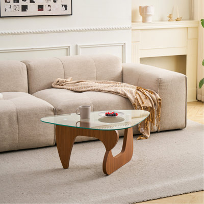 Table basse de style campagnard Mid-Century