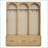 Arched Wooden Hall Tree with 8 Hooks and Drawers-4629179