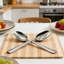 Hammered 18/10 Stainless Steel Serving Utensil Set, 8-Piece Hostess Set With Cake Knife, Server, Lasagna Pie Server, Serving Spoon, Fork, Dishwasher Safe