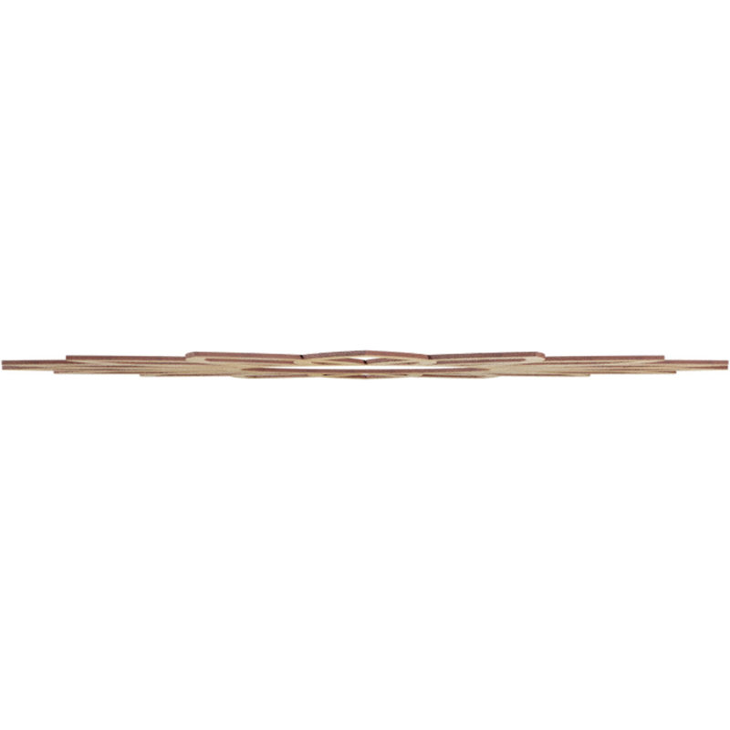 Médaillon de plafond en bois Daisy, H 40 po x l 40 po x P 0,38 po, Bouleau