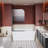 32.In W X 55.In H Shower Door Bathtub, 1/4 Inch Thick Bohemian Patterntempered Glass Shower Door With Stainless Steel Handle