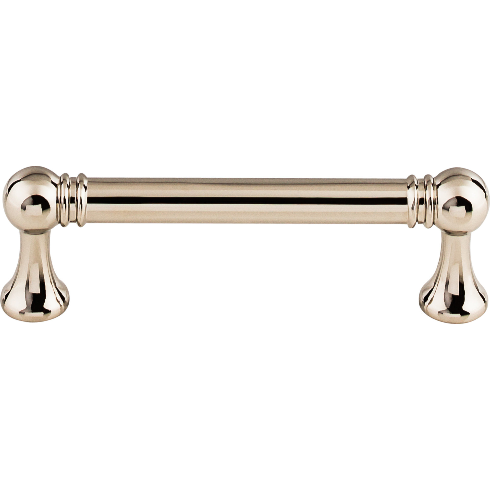 Kara Bar pull, Polished Nickel, 3 3/4"