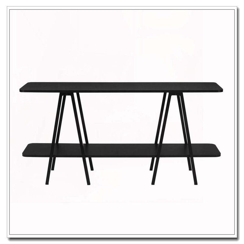 Console de 47,24 pouces de long, Noir