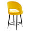 Atka Upholstered Counter Stool with Metal Frame-1270407123