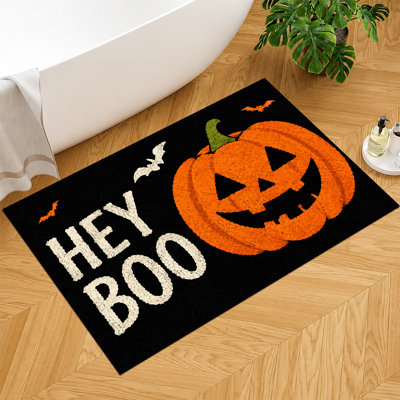 Paillasson Halloween patiné, tapis intérieur antidérapant pour porche de porte d'entrée