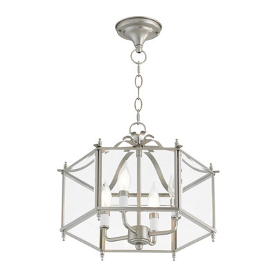 Djamshid Glass Semi Flush Mount