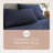 100% Organic Cotton Pillow Cases Standard Size Set of 2-100% Cotton Pillowcases GOTS Certified 500 Thread Count - Naturally Cooling Comfortable Breathable & Soft Pillow Cases (Navy, Standard)-118027643-118027639