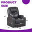 Fauteuil inclinable Cloud Comfort Power Lift avec massages et porte-gobelets - Luxe sans effort-121033417