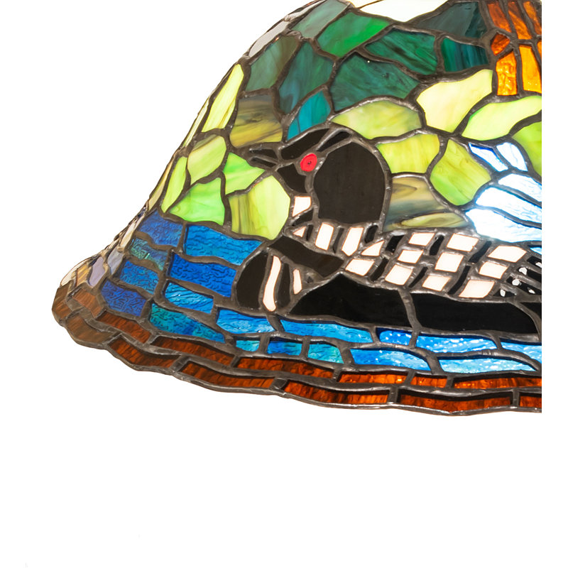 14" Wide Loon Pendant