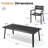 6 - Person All-aluminum Rectangular Outdoor Dining Set (Set of 7)