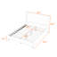Lit plateforme tapissier avec structure en bois-1807865308