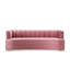 Encompass Velvet Curved 85'' Tuxedo Arm Sofa-1140309121