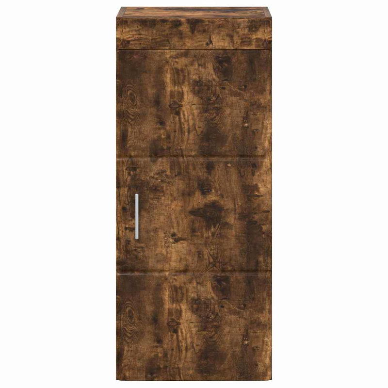 Freestanding Bathroom Cabinet, Smoked Oak