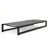 Outdoor Chaise Lounge In Black + Grey - Aluminum & Mesh Modern Patio With Breathable Construction