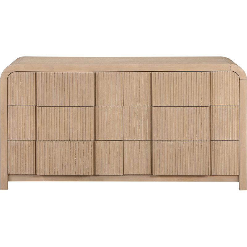 Commode 6 tiroirs Ishaque, Naturel