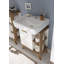 Quickset 923 60.5cm Single Bathroom Vanity Base Only in Glossy White