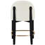 Tabouret de comptoir rembourré en tissu Maud-137995916-137995917